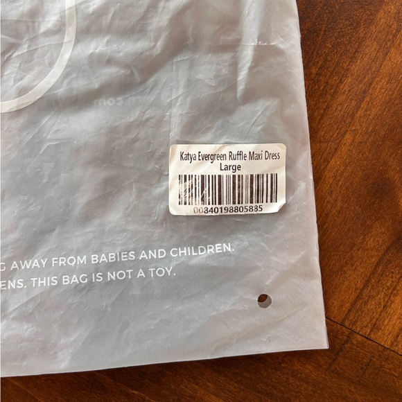 Baltic Born Katya Ruffle Faux Wrap Maxi Dress | Evergreen Large - Picture 11 of 11